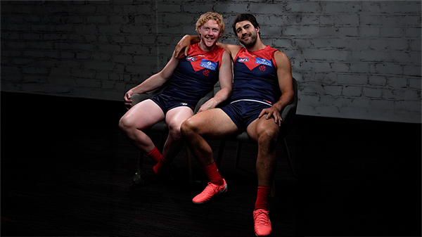 Christian Petracca and Clayton Oliver in 2026